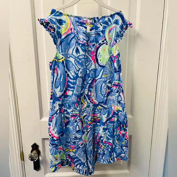 Lilly Pulitzer print ruffle romper - Picture 2 of 6